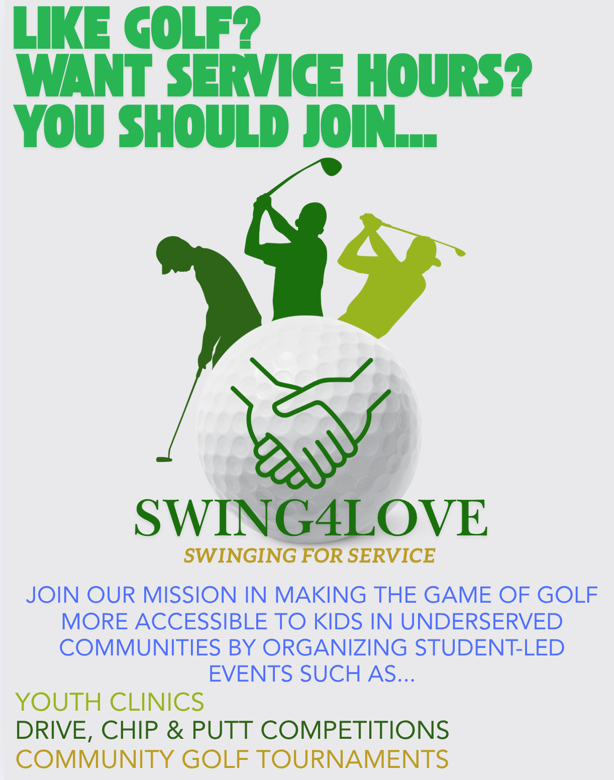 Swing4Love event flyer